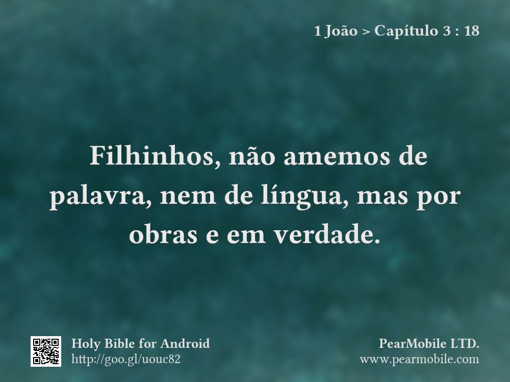 1 João, Capítulo 3:18